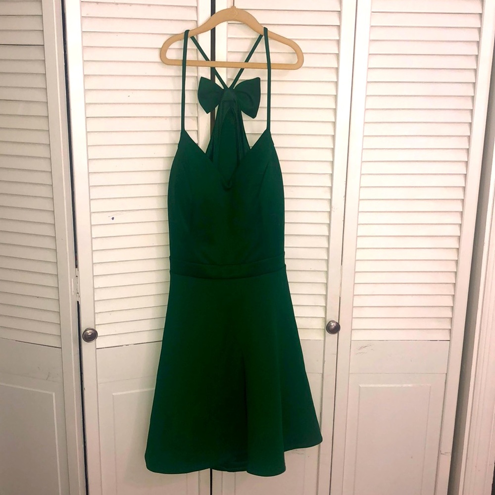 City Studio Juniors Dress, Size 13, Kelly green